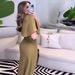 Women's Clothing Women's Fashion Shawl Collar Sexy High Slit Skirt Suit_desvips.com