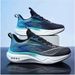 37-46 Fashion Outdoor Sneakers Men's Mesh Fabric Breathable Thick Sole Lightweight Running Shoes_desvips.com