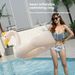 Swan-Shaped Pool Float - Eco-Friendly Thickened PVC Inflatable Swim Ring (Non-Toxic Anti-Burst Design Max 220lbs Summer Outdoor Water Play)_desvips.com