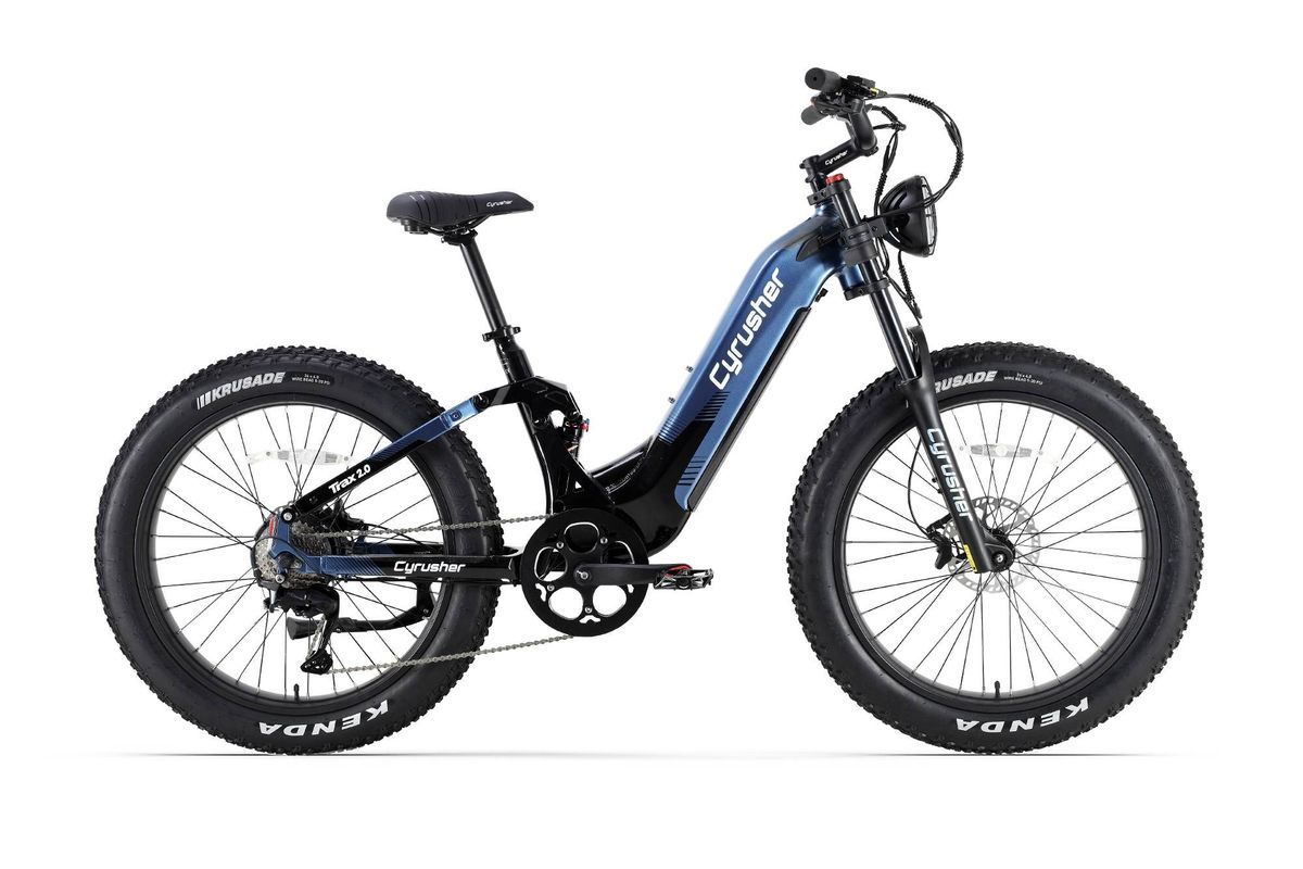 Cyrusher Trax 2.0 Electric Bike For Adults 26inch-tire 250W Motor 52V 20Ah Battery 9-Speed_desvips.com