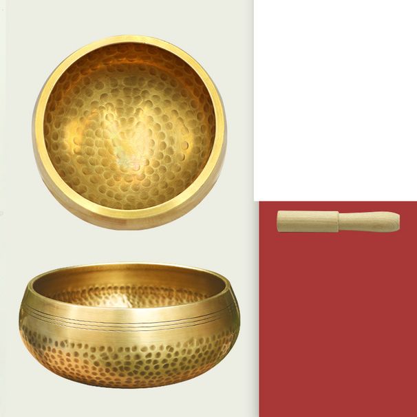 Nepal Singing Bowl Handmade Bowl Hand-Hammered Tibetan Singing Bowl Set - Stress Relief, Chakra Balancing & Meditation Tool_desvips.com