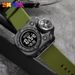 Time American Square Dial Outdoor Flashlight Lighting Watch Teenager Cool Fashion Waterproof Simple Electronic Watch_desvips.com