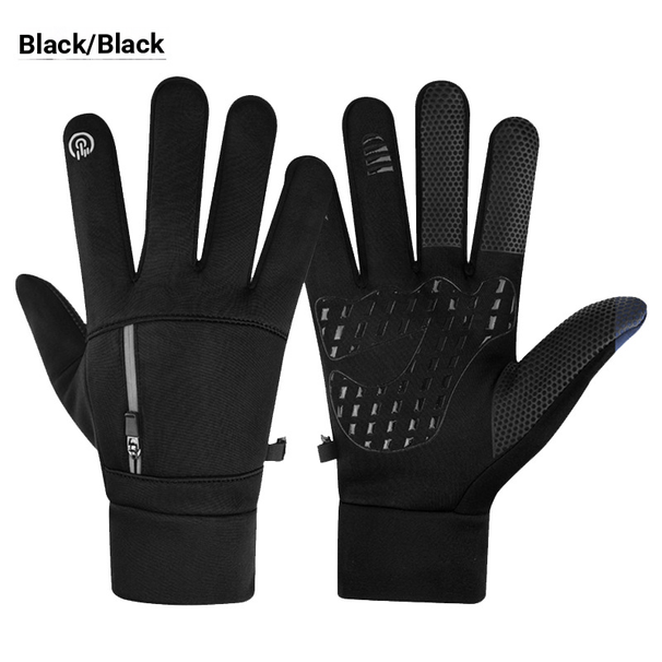 Winter Touch Screen Fleece Thickened Warmth, Windproof, Non-slip And Water-repellent Outdoor Cycling Cross-border Cold-proof Gloves2_desvips.com