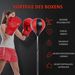 HOMCOM Adjustable Punching Ball Set – 125-145cm Height Boxing Gloves & Pump Included Ideal For Beginners & Pros_desvips.com