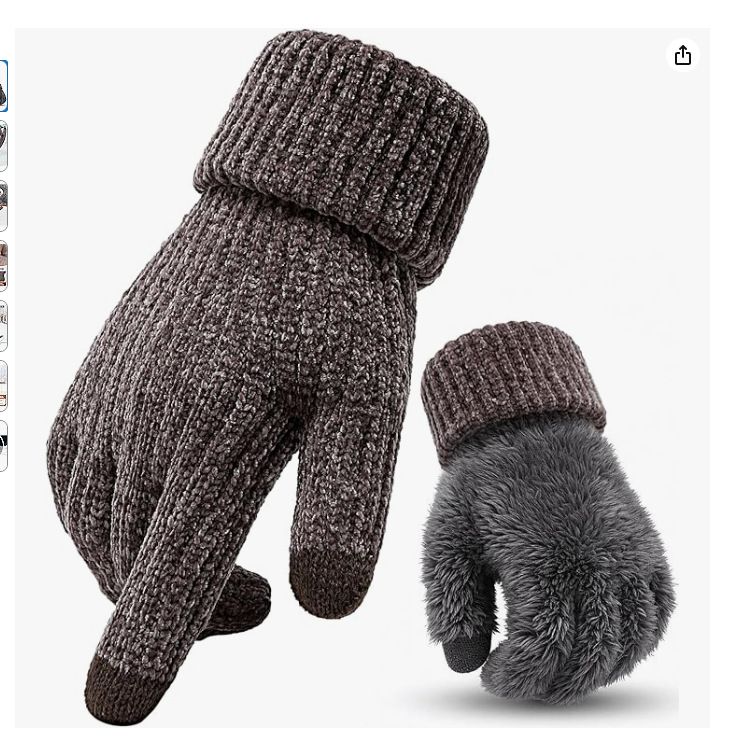 Double-Layer Thickened Autumn And Winter Touchscreen Fleece Chenille Outdoor Cycling Warm Two-Layer_desvips.com