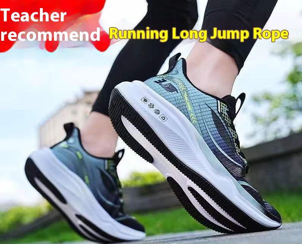 Sports Training Running Shoes Mesh High Elasticity Shock Absorption Middle School Student Competition Lightweight_desvips.com