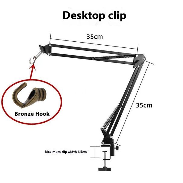 Outdoor Arm Foldable Desktop Stand Mining Portable Storage Camping Stall Night Market Lamp Holder_desvips.com