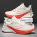 Spring Autumn Road Sports Lightweight Racing Running Shoes, Casual Versatile, With Rebound, Anti-slip, Breathable Mesh,_desvips.com