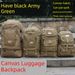 Travel Extra Large Sturdy Outdoor Men's Quilt Canvas Bag_desvips.com