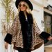 Women's Clothing autumn and winter rex rabbit fur warm thickened cloak shawl coat women_desvips.com