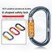 Cross-Border Aviation Aluminum O-Type Automatic Climbing Firefighting Outdoor Work Safety Master Lock Mountaineering_desvips.com