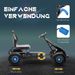 Kinder-Gokart, Mit Pedalen, Verstellbarem Sitz, In- Und Outdoor, Ab 5 Jahren, Blau+schwarz, 121 X 58 X 61 Cm_desvips.com