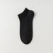 Women's No-Show Socks Breathable Cotton Seamless Ankle Socks For Casual & Sports (Black/White, One Size)_desvips.com