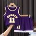 Boys And Girls Basketball Set Team Uniform Outdoor Sports Wear Stylish Big Kids Short Sleeve Training Jersey_desvips.com