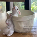 Easter Cute Rabbit Potted Plant Ornament Decoration Nordic Style Holiday Gift Home Decor_desvips.com