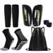 Shin Guard Football Shin Guards + Leg Socks + Football Socks Combination Double Layer Insert Type Foot Guards_desvips.com