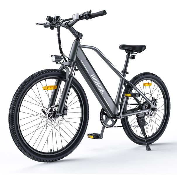 Hillmiles MileTrail 1 Commuting Electric Bicycle 36V 13Ah Removable Battery 250W 7-Speed 26-inch Mountain Tires Adults E-Bike_desvips.com