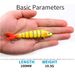 TREHOOK 5pcs/box 10cm 10.5g Sinking Swimbait Wobbler Pike Fishing Lures Artificial Multi 8 Segments Jointed Hard Bait Tackle Kit_desvips.com