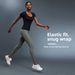 High Waisted Yoga Pants For Women Hip Lifting Shapely Tight Fitting Stretchy Cropped Sports Running Trousers_desvips.com
