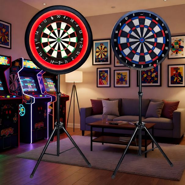 Thickened Metal Dart Bowl Stand, Universal Dart Bowl Stand, Sturdy And Wobble-free, Height Adjustable, Suitable For Outdoor, Indoor, And Club Use._desvips.com