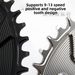EVOSID Road Bike Closed GXP Three-Bolt Direct Mount Single Positive And Negative Teeth 0mm Offset Chainring CNC_desvips.com
