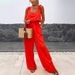 Women's Clothing spring and summer new suspender sleeveless pocket jumpsuit INS casual loose_desvips.com