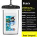 Neck Strap Waterproof Phone Pouch - PVC Swimming & Floating Case For Outdoor Activities (Universal Fit Touchscreen Compatible IPX8 Certified)_desvips.com