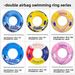 Gold Glitter Underarm Swim Ring For Adults - Premium PVC Inflatable Pool Float With Comfortable Armrests (Heavy-Duty 600D Capacity UV-Resistant)_desvips.com
