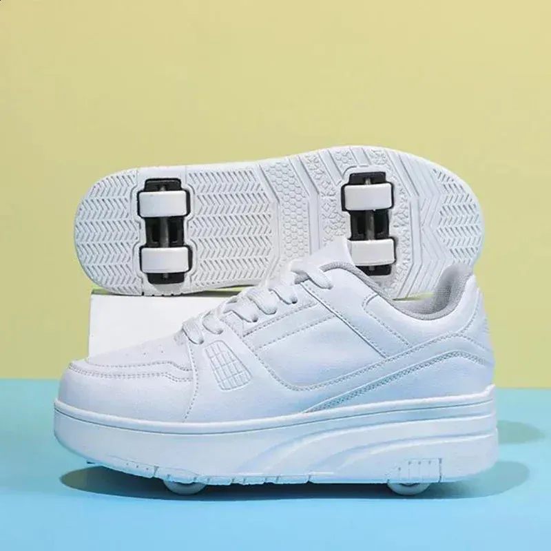 Fashion Roller Skate Shoes Kids Children Casual Sports Toy Gift Games Boys 4 Wheels Sneakers Girls Boots Ultra Light_desvips.com