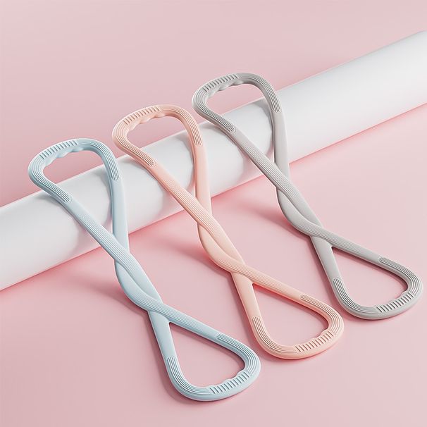 8-Shape Resistance Band For Women, Exercise Fitness Elastic Band, Home Yoga Shoulder Stretching Back Trainer_desvips.com