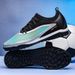 Non Slip Polyurethane Fabric AG Long Stud Soccer Shoes mid to High Top for Teenagers Boys And Girls Primary And Secondary School Students_desvips.com
