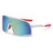 Sports Eyewears Fashion Cycling Glasses Outdoor Sports Glasses One Piece Large Frame Sunglasses Colorful Reflective Mercury Sunglasses_desvips.com