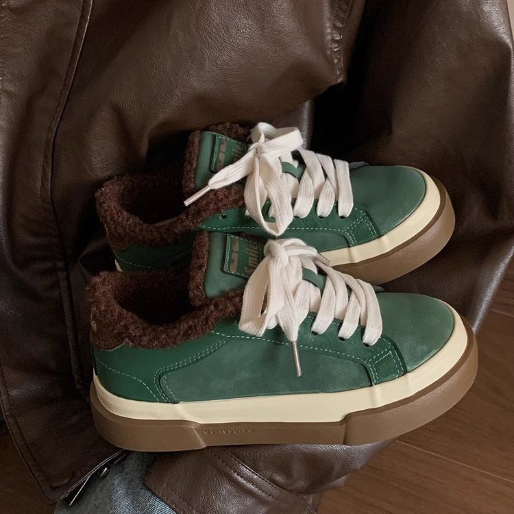 Maillard Shoes For Children In Winter With Added Veet Fur, Student Versatile, Niche Warm, Two Cotton Shoes, Anti Slip_desvips.com