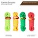Outdoor reflective tent rope wind rope buckle awning wind rope 4m thick pole fixed rope camp rope adjustment rope_desvips.com