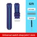 Universal Silicone Watch Bands For Kids – Soft, Adjustable Replacement Straps (12mm Flat Connector) – Pink & Blue Options_desvips.com