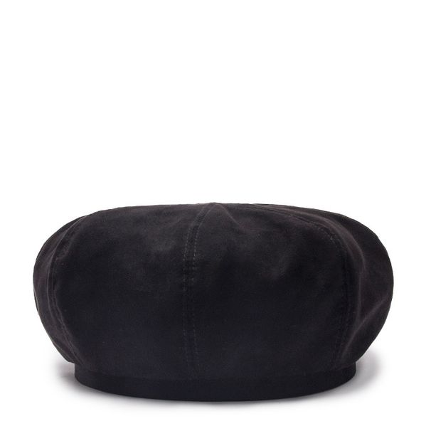 2021 New Solid Color Octagonal Versatile Leather Beret Women's Vintage Casual Artist Artistic Pumpkin Hat_desvips.com
