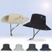 Fisherman Custom Logo Quick-Drying Foldable Outdoor Hiking Printed Breathable Sun Protection Hat_desvips.com