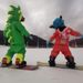 Children's Outdoor Boys And Girls Animal Shape Cartoon Dinosaur One-piece Ski Suit In Stock_desvips.com