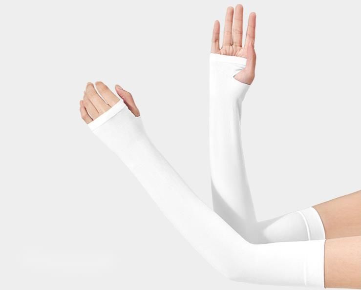 Sun Women Summer Ins Trend For Men Driving UV Protection Ice Silk Arm Sleeves Wholesale_desvips.com