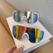 Outdoor Sports Cycling Mountaineering Skiing Windproof Goggles Sunglasses Black Mercury Oversized Frame Slimming_desvips.com