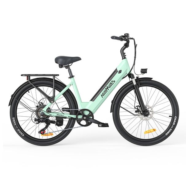HillMiles MileCity 1 Electric Bike 250W 36V 13Ah 26 Inch Tire Lightweight City Commuting Step-Thru E-bike Mechanical Disc Brakes_desvips.com