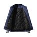 Trendy American Loose Size For Couples Winter Plus Cotton Baseball Men's Jacket_desvips.com