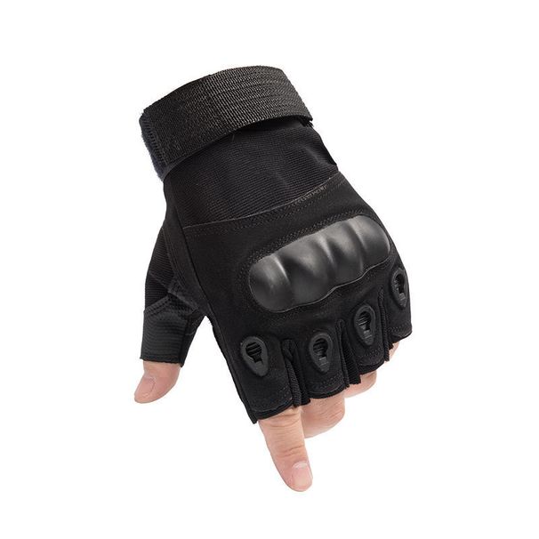 Tactical Gloves Half Finger Hard Shell Anti-Slip Wear-Resistant Joint Protection Warmth Cut-Resistant Military Enthusiast Combat Training Gloves_desvips.com