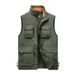Spring/Summer Zippered Solid Color Regular Stand Collar Casual Loose Style Non Hooded 3D Patch Pocket Brown Horse 3011_desvips.com