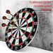 Dart Set - Professional Darts With Double-Sided Flocked Dartboard For Home Use_desvips.com