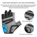 WESKOS Shock Absorption Wear-Resistant Half-Finger Mountain Bike Men And Women Riding Gloves Anti-Slip Breathable_desvips.com