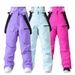 NOKO-New Men's And Women's Ski Pants With Suspenders Winter Windproof, Waterproof, Warm, And Thickened Snowboard Pants._desvips.com