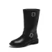 Women Boots New Belt Design Fashion Simple Casual Style Free Shipping_desvips.com