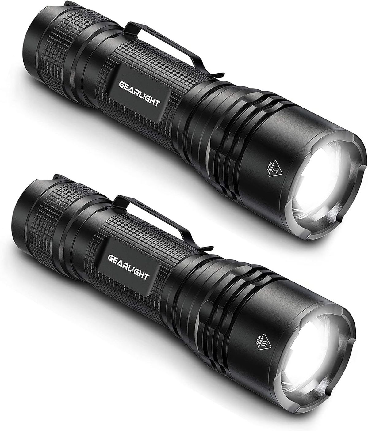 GearLight LED Tactical Flashlights With High Lumens - Mini Flashlights For EDC Carry - Compact Powerful Emergency Flashlight Made From Military-Grade_desvips.com