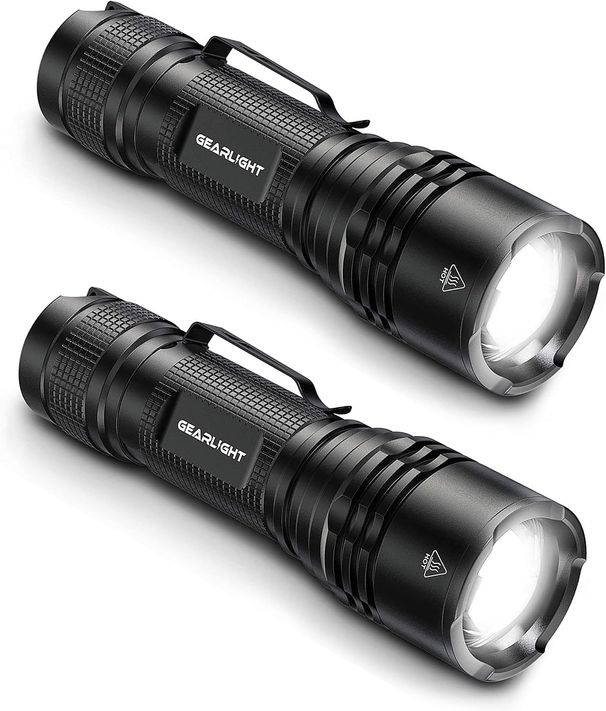 GearLight LED Tactical Flashlights With High Lumens - Mini Flashlights For EDC Carry - Compact Powerful Emergency Flashlight Made From Military-Grade_desvips.com